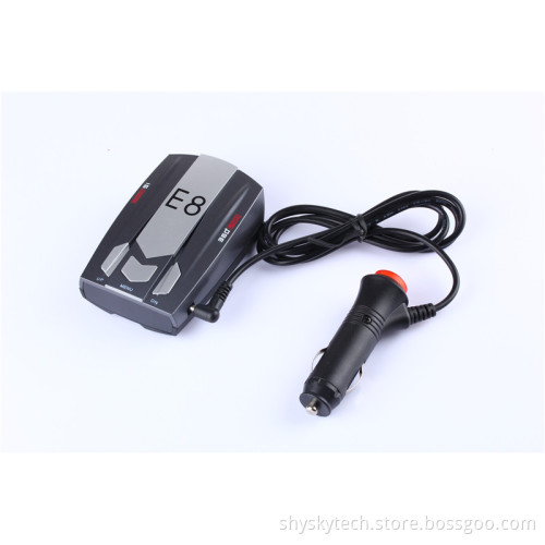 E8 Car Detector 360° Russian /English Voice Anti Radar Detector With LED Display